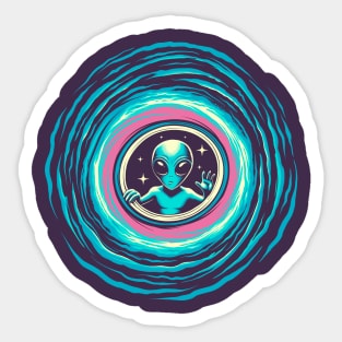 Portal Alien Sticker